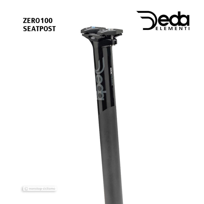 Deda Elementi ZERO100 Seatpost 0 mm Setback : POB BLACK 27.2 MM