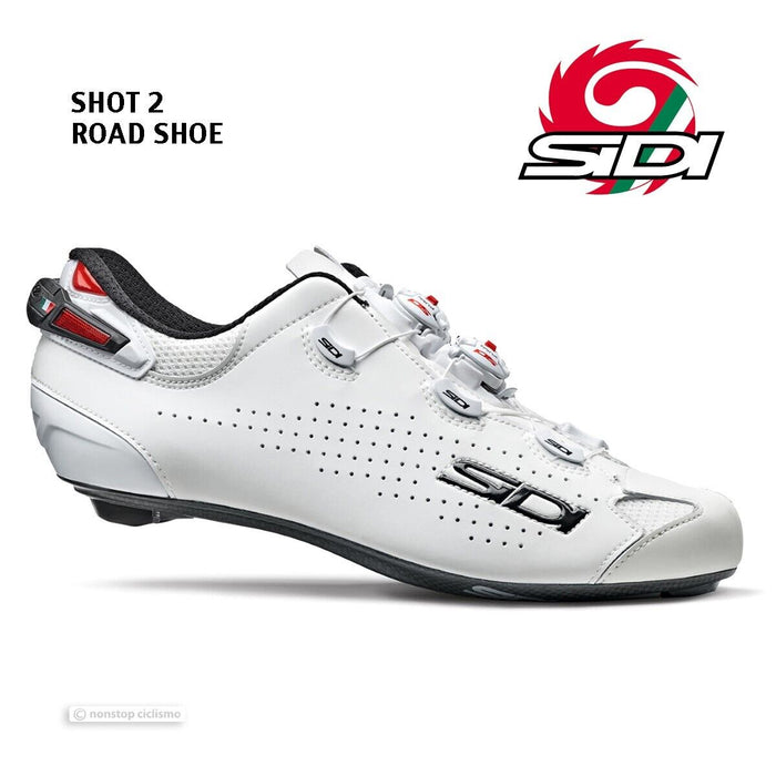Sidi SHOT 2 Road Cycling Shoes : WHITE
