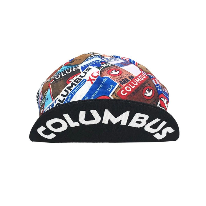 CINELLI COLUMBUS CYCLING CAP : COLUMBUS MULTITAG COLLAGE