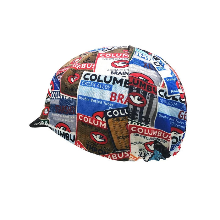 CINELLI COLUMBUS CYCLING CAP : COLUMBUS MULTITAG COLLAGE