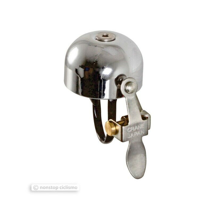 Crane Bells E-NE Bicycle Bell : CHROME/ALU