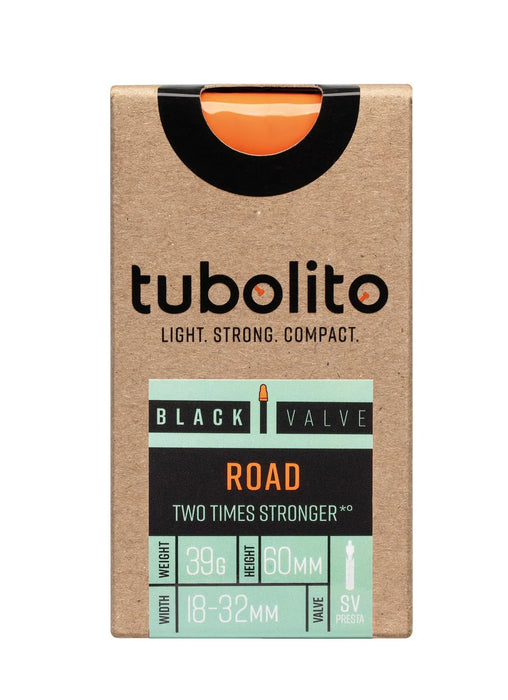 Tubolito TUBO-ROAD BLACK VALVE : 700x18-32c 60 mm