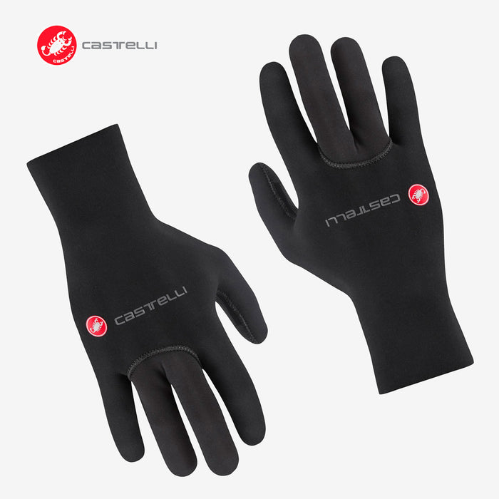 Castelli DILUVIO ONE Long Finger Gloves : BLACK