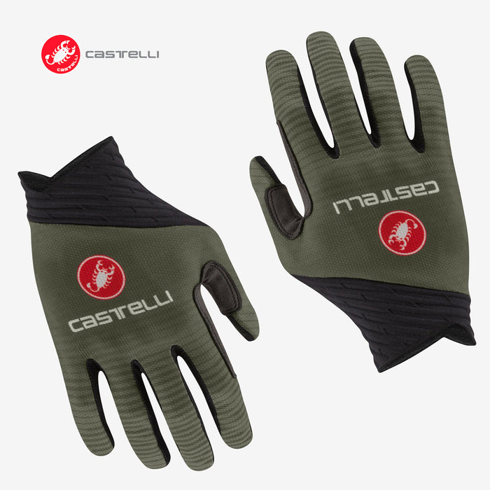 Castelli CW 6.1 UNLIMITED Long Finger Gloves : FOREST GRAY