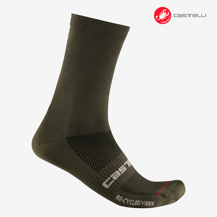 Castelli RE-CYCLE THERMAL 18 Socks : TARMAC