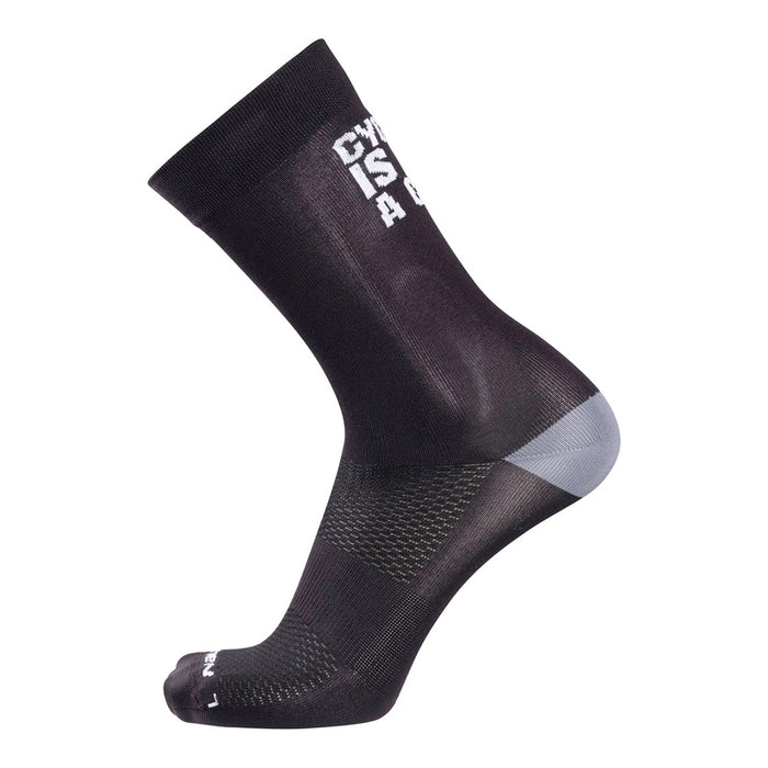 NALINI COMIC Socks : BLACK/GREY