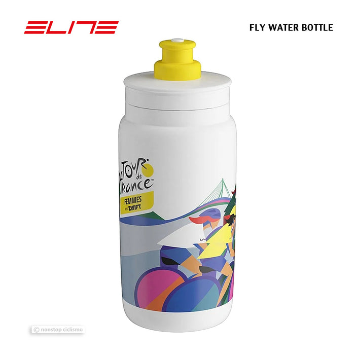 Elite FLY Water Bottle : 2024 TOUR DE FRANCE FEMMES 550 ml