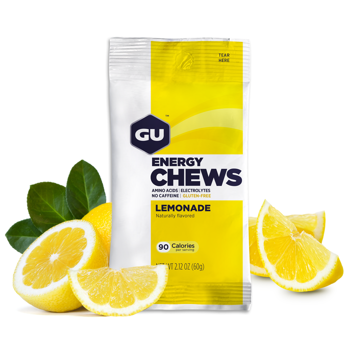 GU ORIGINAL ENERGY CHEWS : LEMONADE - Box of 12