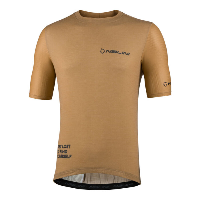 Nalini GRAVEL Short Sleeve Jersey : Beige