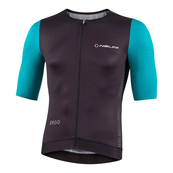 Nalini LASER Short Sleeve Jersey : BLACK/BLUE