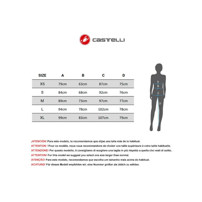 CASTELLI VELOCISSIMA 2 WOMENS BIB SHORTS