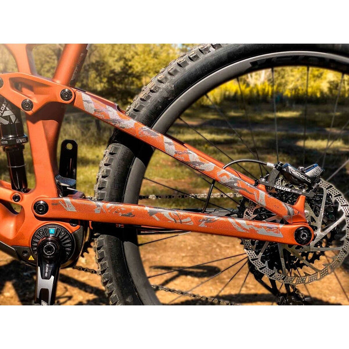 All Mountain Style HONEYCOMB EXTRA Frame Guard Protection : RED BULL RAMPAGE GRAY