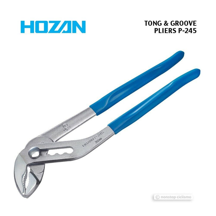 Hozan P-245 Tong & Groove Pliers - Made in Japan