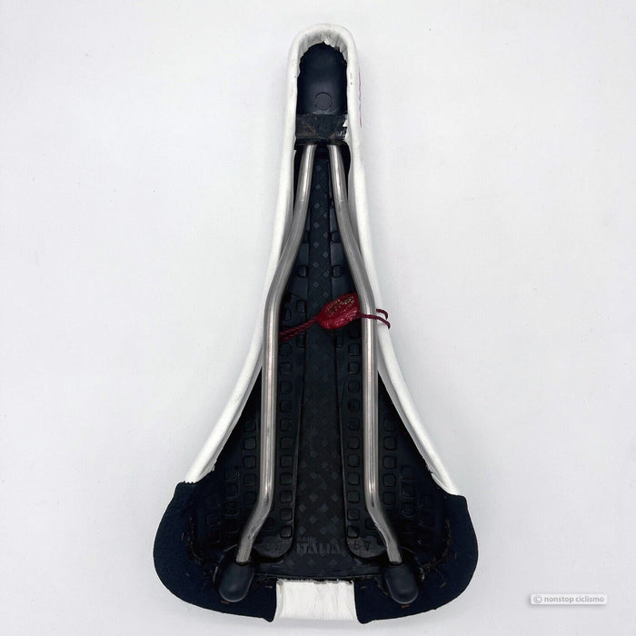 NOS Vintage Selle Italia FLITE Titanium Saddle : WHITE/BLACK New in Original Box