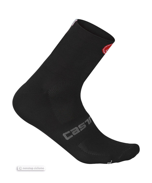 Castelli QUATTRO 9 Socks : BLACK