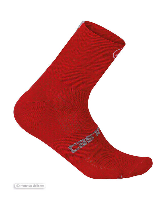 Castelli QUATTRO 9 Socks : RED