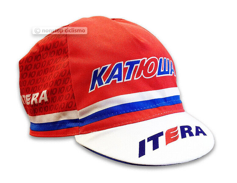 KATUSHA ITERA Pro Team Classic Cycling Cap - MADE IN iTALY!