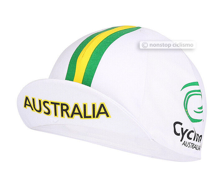 AUSTRALIA SANTINI National Team Classic Cycling Cap - MADE IN iTALY!