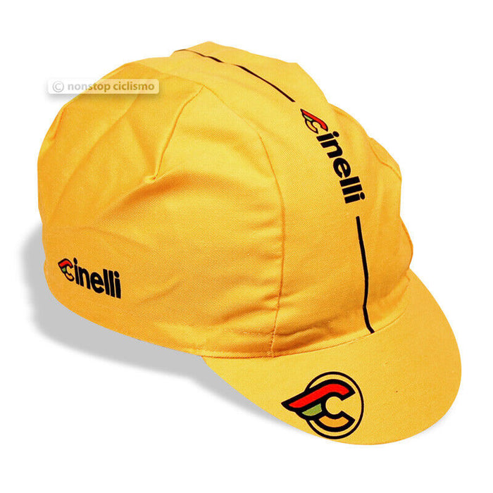 Cinelli Cycling Cap : SUPERCORSA CURRY YELLOW