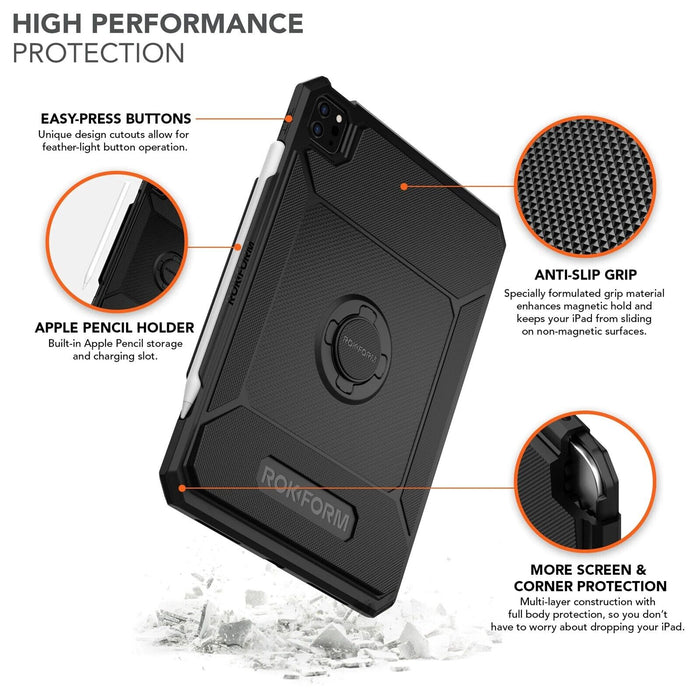 Rokform RUGGED iPad Case : BLACK