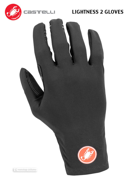 Castelli LIGHTNESS 2 Long Finger Cycling Gloves : BLACK