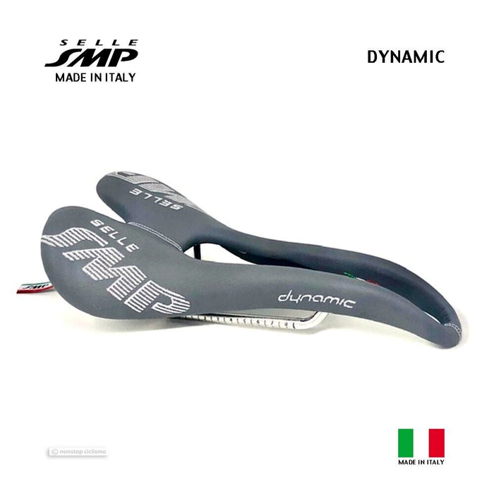 Selle SMP DYNAMIC Saddle : GREY — Nonstop Ciclismo Gear Selle SMP DYNAMIC Saddle : GREY — Nonstop Ciclismo Gear