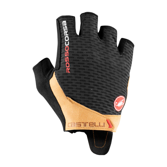 Castelli ROSSO CORSA PRO V Gloves : BLACK/TAN