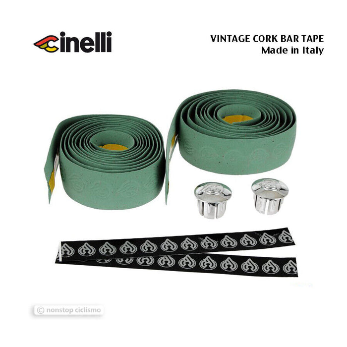 NOS VINTAGE Genuine Cinelli CORK Handlebar Tape : CELESTE - Made in Italy!