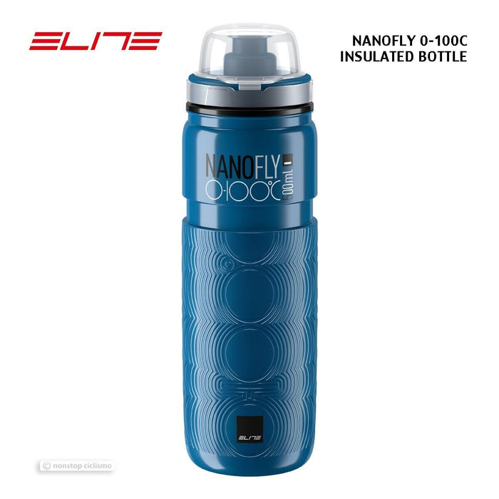 Elite NANOFLY 0-100C Thermal Insulated Water Bottle BPA Free : BLUE 500 ml