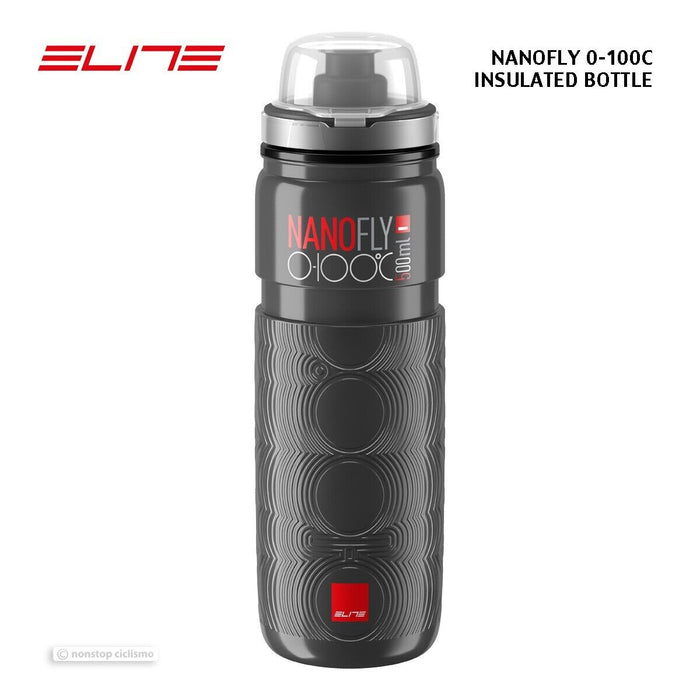 Elite NANOFLY 0-100C Thermal Insulated Water Bottle BPA Free : DARK GREY 500 ml