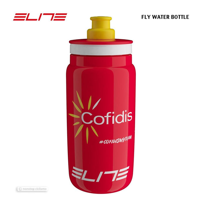 Elite 2022 COFIDIS Team FLY Water Bottle : 550 ml