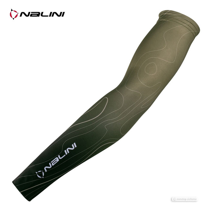 Nalini FUNNY Lightweight Arm Warmers : OLIVE