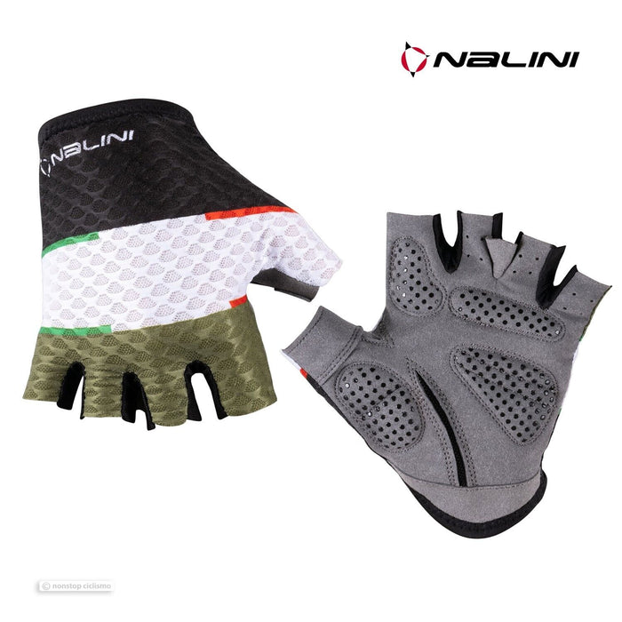 Nalini SUMMER Cycling Gloves : BLACK/WHITE/OLIVE