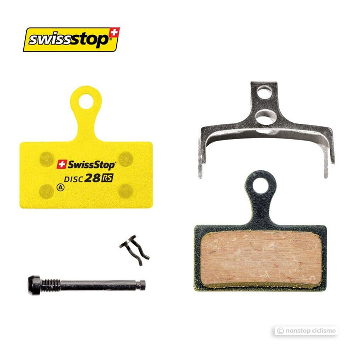 SwissStop DISC 28 RS Organic Compound Brake Pads for Shimano "G" Shape