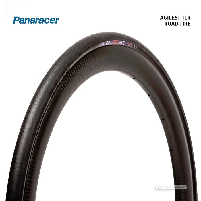 Panaracer AGILEST TLR Tubeless Ready Road BicycleTire : BLACK/BLACK 700x30 mm