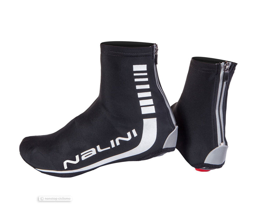 Nalini PRO PISTARD Lightweight Aero Lycra Shoe Covers Cycling Booties : BLACK