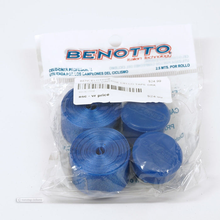 NOS Benotto CELLOTAPE Vintage Handlebar Tape : DARK BLUE