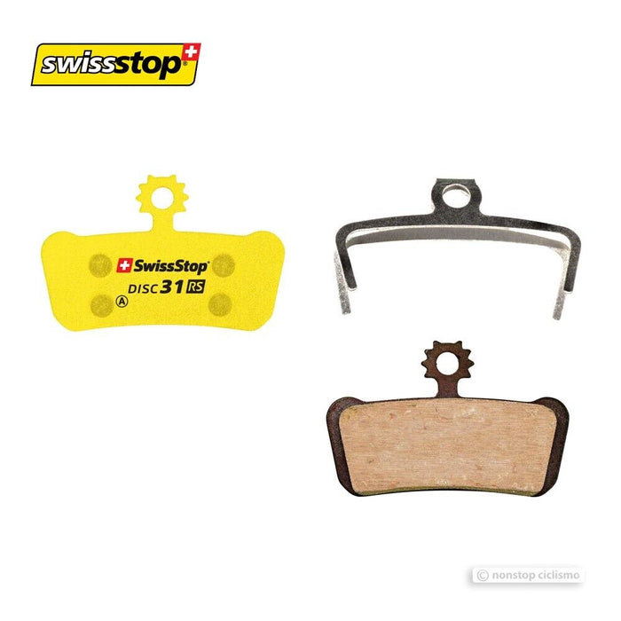 SwissStop DISC 31 RS Organic Compound Brake Pads for SRAM Guide & Elixir Trail