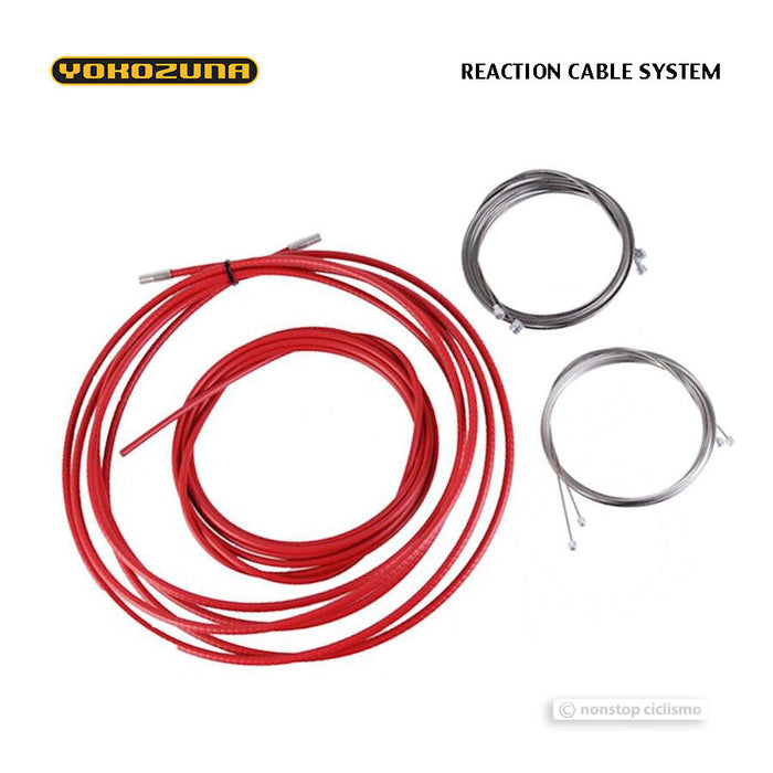 Yokozuna REACTION Shimano/SRAM Cable & Housing Kit : RED