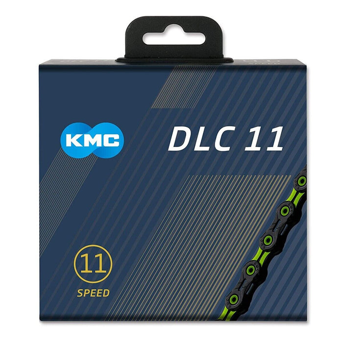 KMC DLC 11 11-Speed Bicycle Chain : BLACK/GREEN