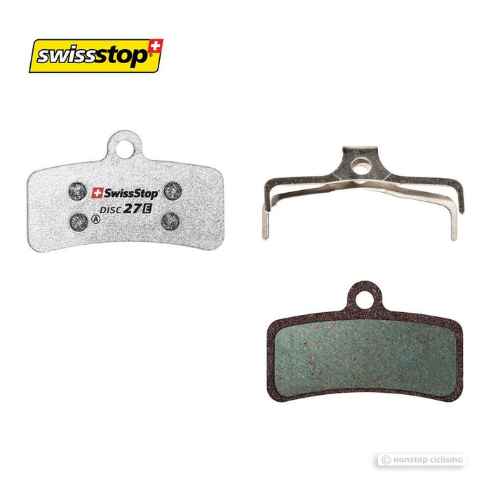 SwissStop DISC 27 E Organic Compound Brake Pads for Shimano 4-Pist & Downhill H
