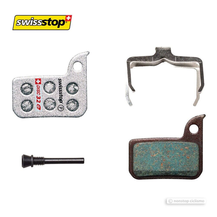 SwissStop DISC 32 E Organic Compound Brake Pads for SRAM Road & Level Ult/TLM