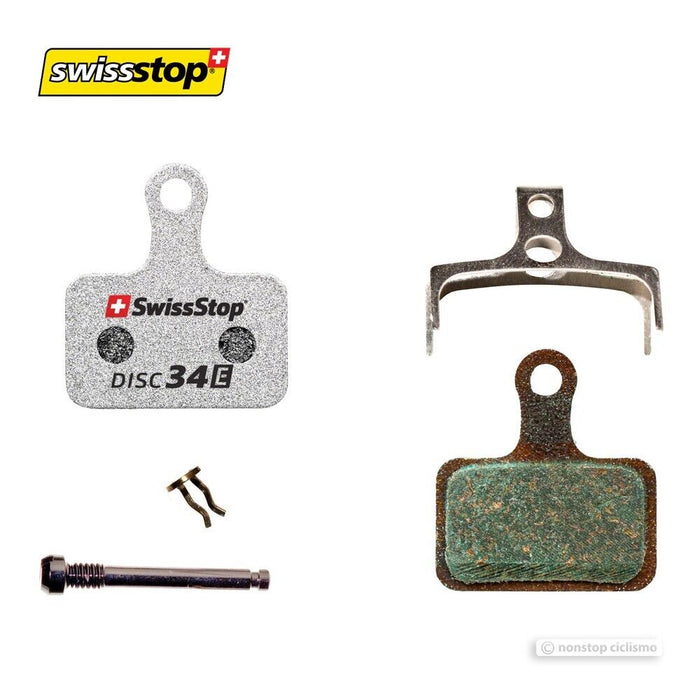 SwissStop DISC 34 E Organic Compound Brake Pads for Shimano Road "L" Shape