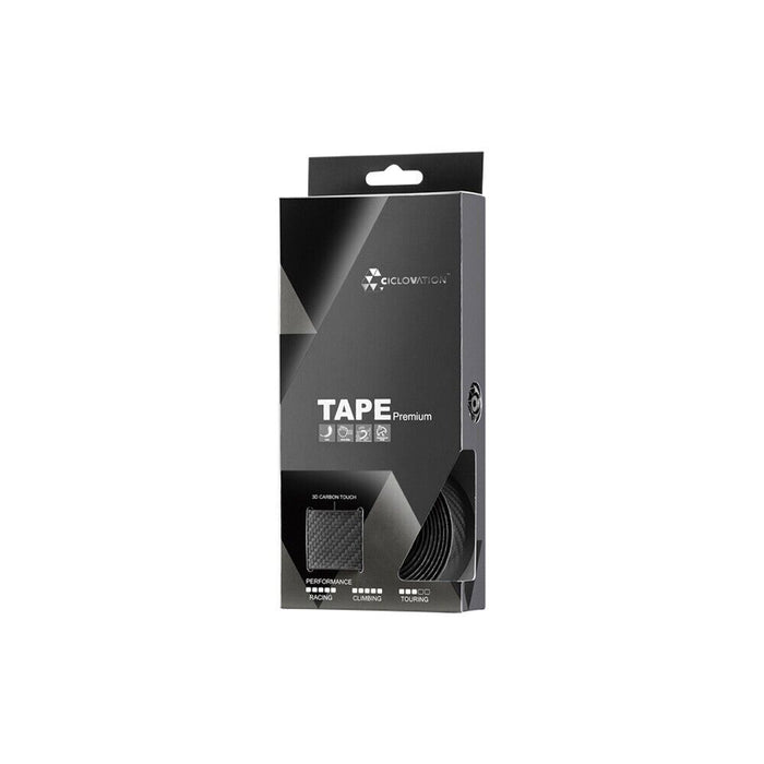 Ciclovation 3D CARBON TOUCH Handlebar Tape : BLACK