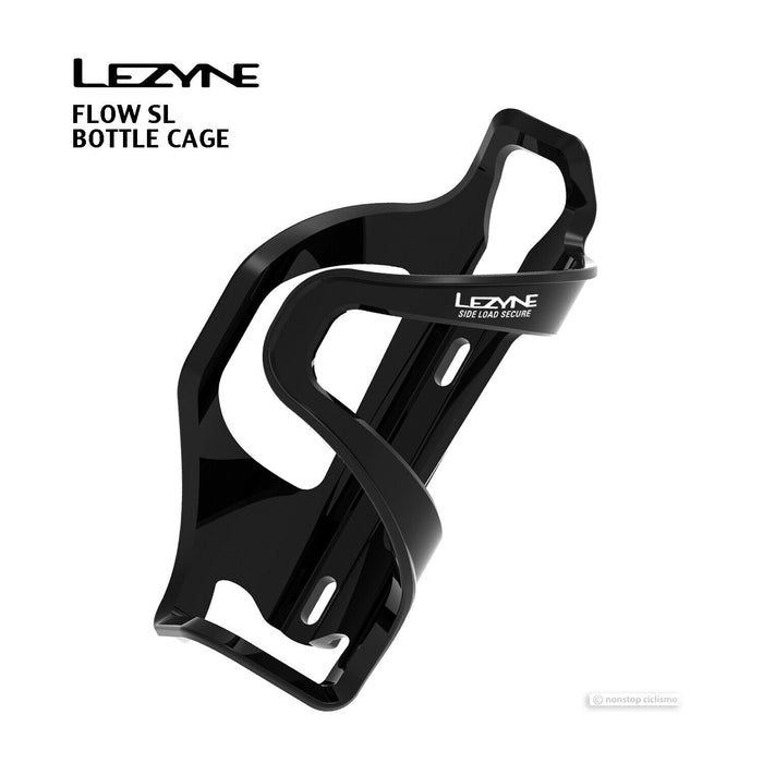 Lezyne FLOW SL Side Load Bicycle Water Bottle Cage : BLACK