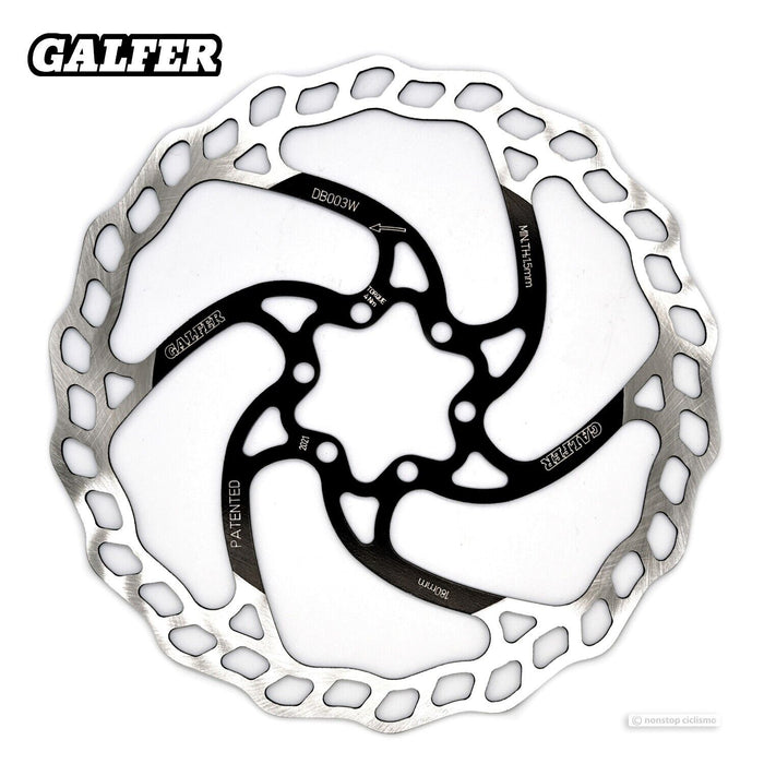 Galfer WAVE 6 Bolt Disc Brake Rotor : 180 mm 2.0 mm DB003W