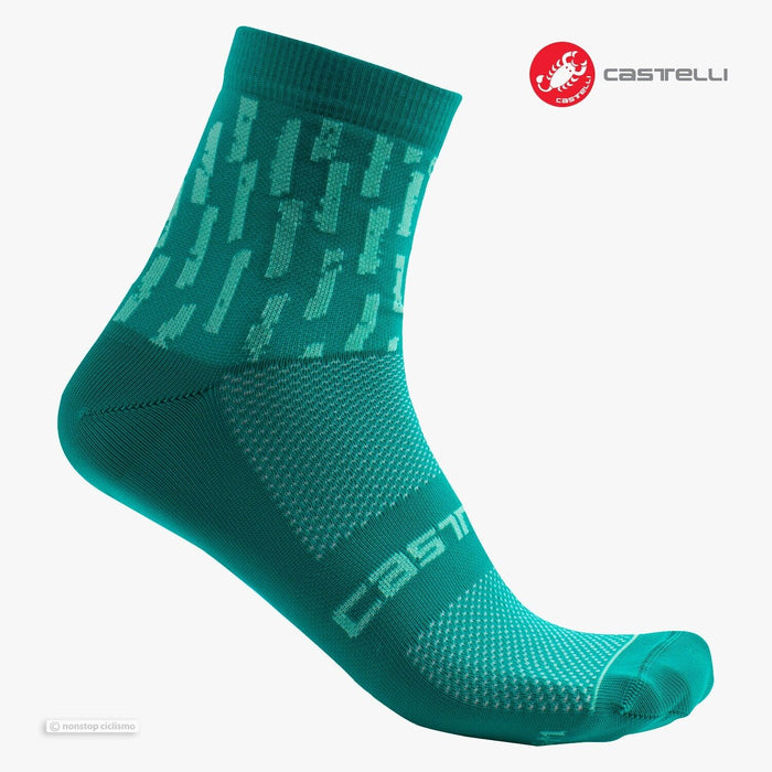 Castelli AERO PRO W 9 Womens Socks : QUEZTAL GREEN