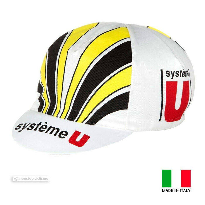 SYSTÈME U Classic Cycling Cap - MADE IN iTALY!