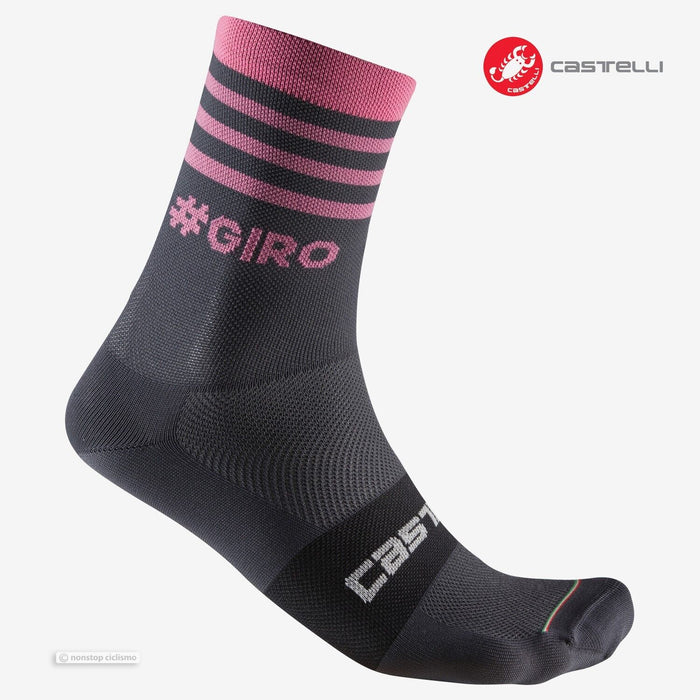 Castelli #GIRO 13 Giro d'Italia Socks : GREY STRIPE