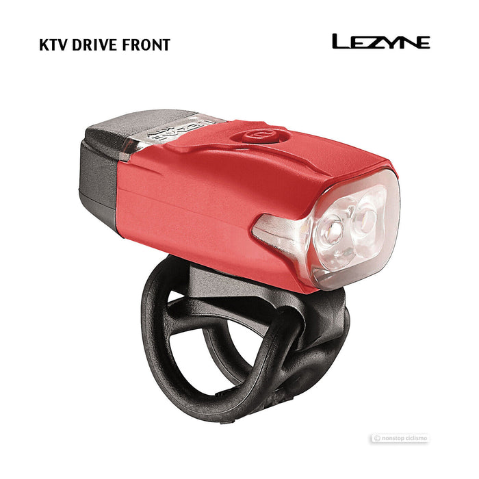 Lezyne KTV DRIVE USB Light Pair : RED